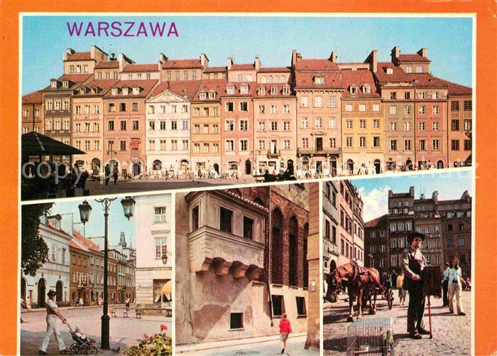 Warszawa Altstaedter Ring Altstadt Leierkastenspieler