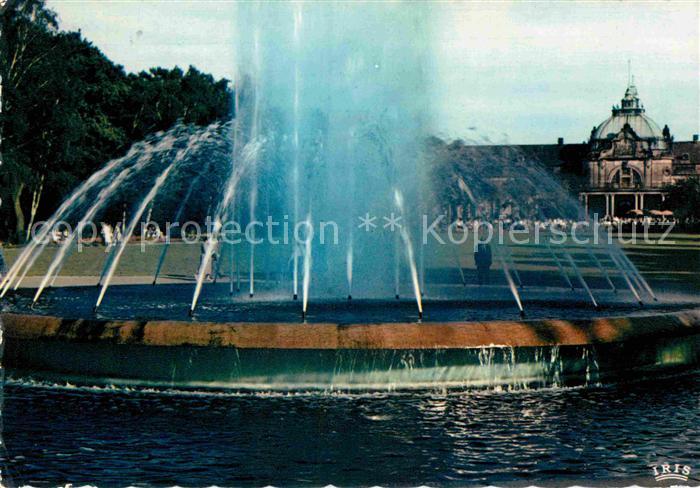 Bad Oeynhausen Kurhaus mit Leuchtfontaene