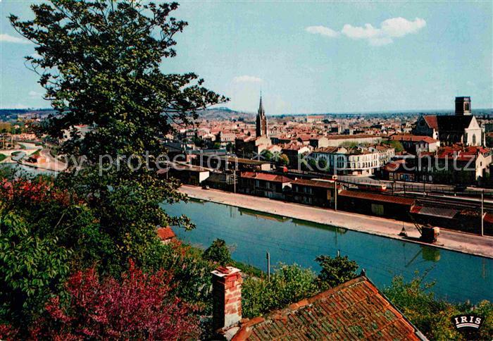 Agen Lot et Garonne Canal lateral a la Garonne Clocher Sainte Foy Cathedrale Sai
