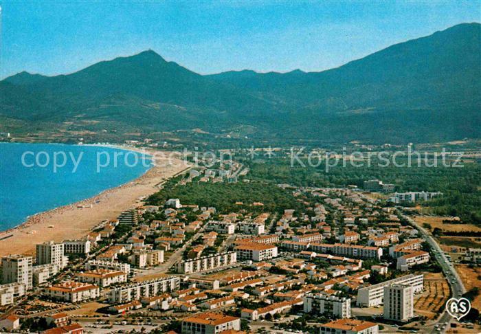 Argeles-sur-Mer Vue generale aerienne
