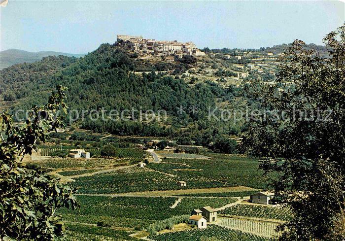 La Cadiere-d Azur Vue panoramique sur le Village du Castellet
