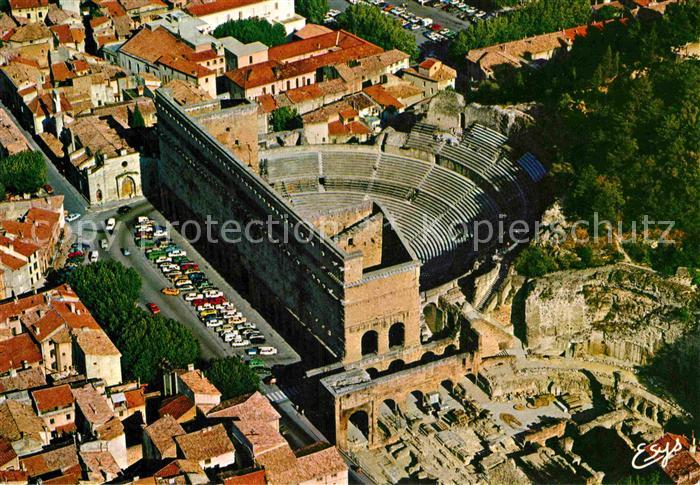 Orange Vaucluse Theatre Antique vue aerienne