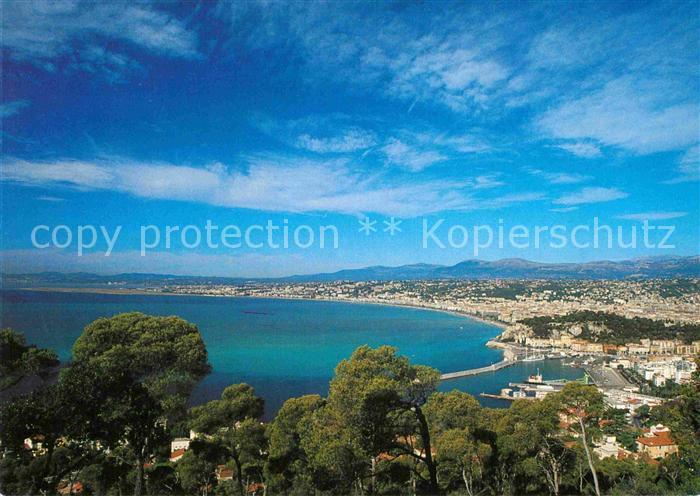 Nice Alpes Maritimes Panorama Cote d Azur