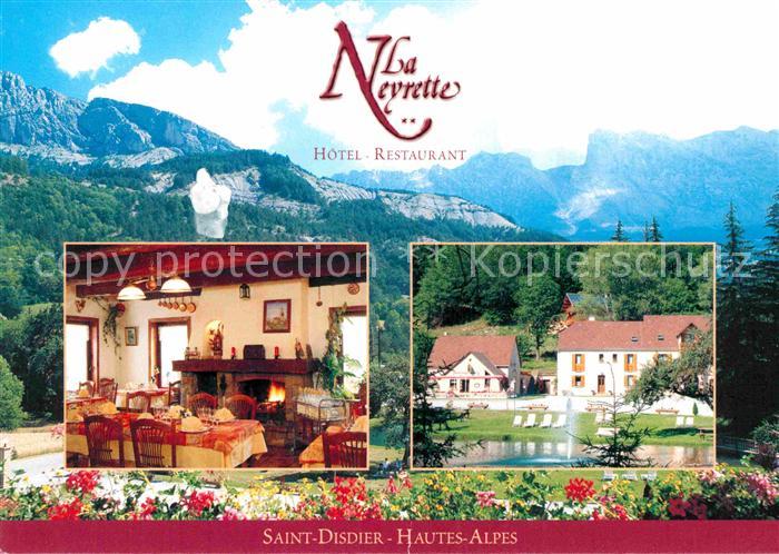 Saint-Disdier Hotel La Neyrette Restaurant Alpes