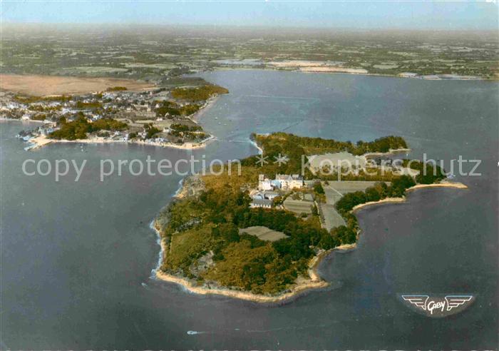 Berder Larmor Baden Ile vue aerienne