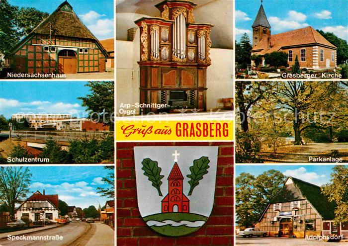 Grasberg Bremen Niedersachsenhaus Schulzentrum Speckmannstrasse Kirche Park Adol