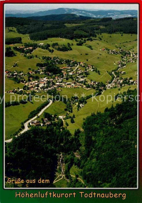 Todtnauberg Hoehenluftkurort Schwarzwald Fliegeraufnahme