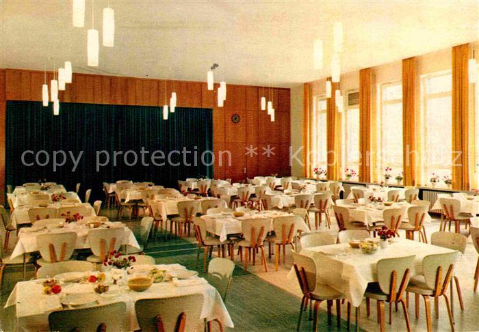 Oberursel Taunus Kuranstalt Hohe Mark Speisesaal