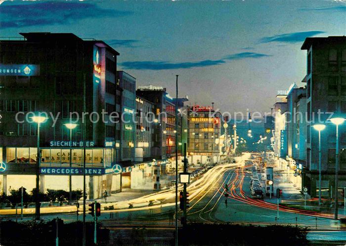 MANNHEIM BW Planken Nachtaufnahme