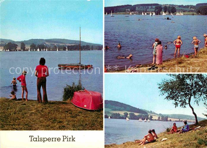 Oelsnitz Vogtland Talsperre Pirk Stausee Badestrand