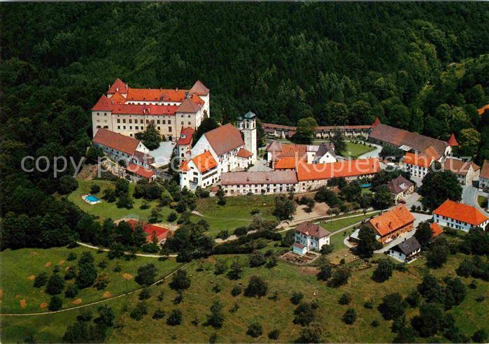 Wolfegg Renaissance Schloss Stiftskirche St Katharine Fliegeraufnahme