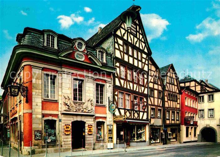 Ahrweiler Ahr Haeuser am Marktplatz Fachwerkhaeuser