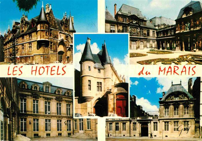 Paris Quartier du Marais Hotel de Sens Hotel Carnavelet Hotel d Aumont Hotel Sul