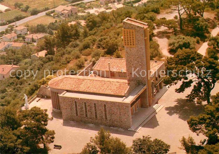 Hyeres Notre Dame de Consolation le sanctuaire vue aerienne