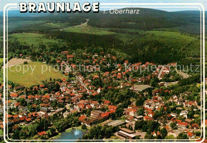 Braunlage Harz Kurort Fliegeraufnahme
