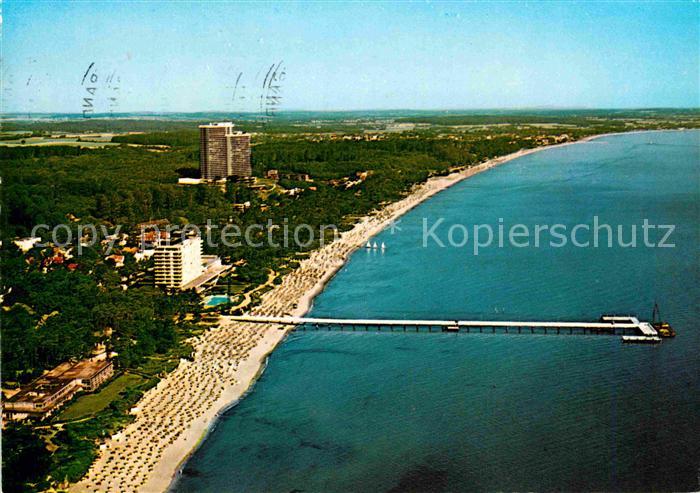 Timmendorfer Strand Seebruecke Hotel Kongresszentrum Maritim Fliegeraufnahme