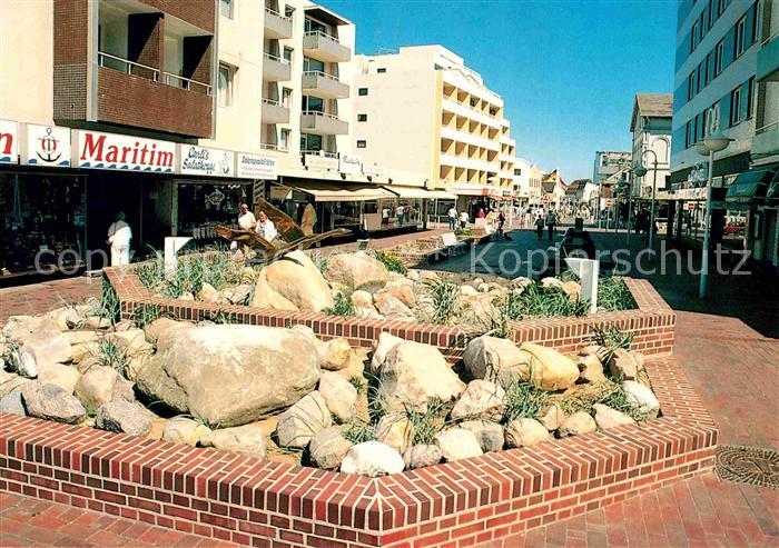Westerland Sylt Fussgaengerbereich Strandstrasse