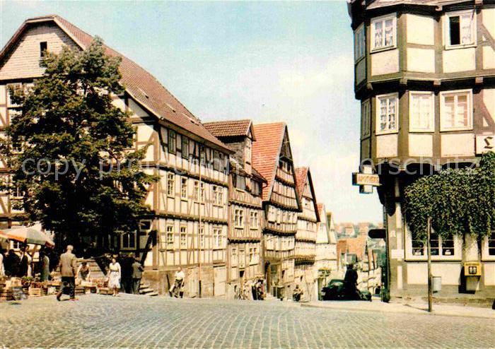 Bad Wildungen Lindenstrasse Alte Fachwerkhaeuser