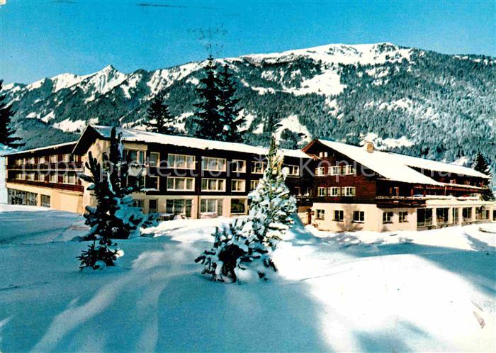 Sonthofen Oberallgaeu Sport und Kurhotel Allgaeuer Berghof Winterpanorama Allgae