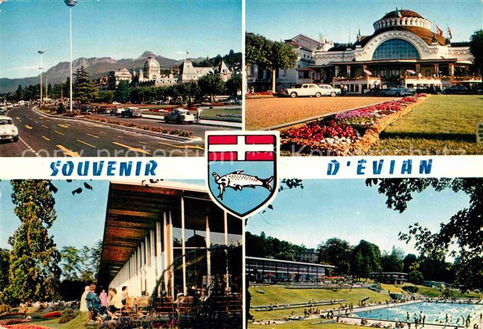 Evian-les-Bains Haute Savoie Quai de Blonay Thermal les Memises Dent