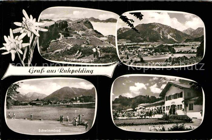 Ruhpolding Bayern Rauschberggipfel Schwimmbad Kurhaus Alpenpanorama Edelweiss