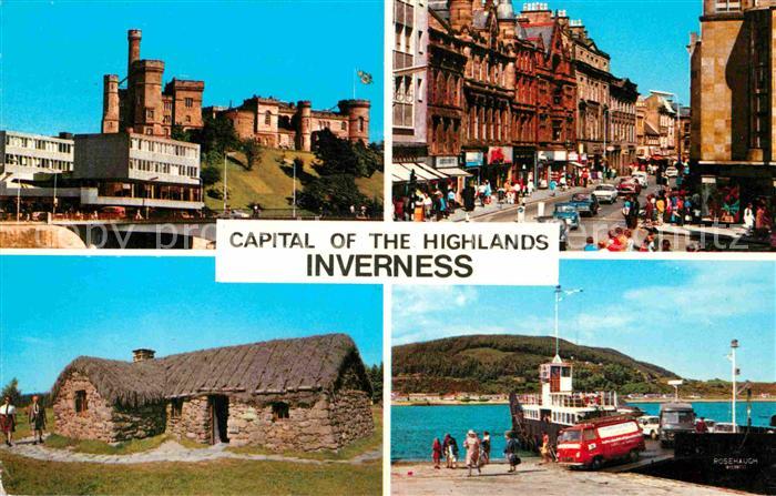 Inverness Highland Castle High Street Old Leanach Cottage Culloden Moor Kessock