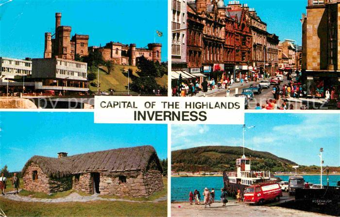 Inverness Highland Castle Old Leanach Cottage Culloden Moor High Street Kessock
