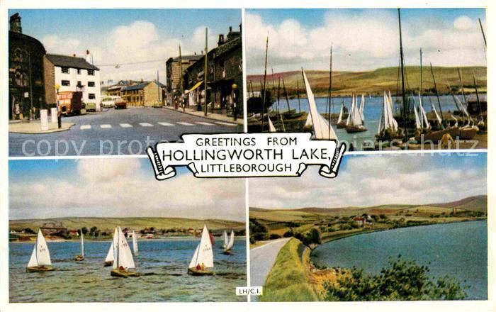 Littleborough Lakeside Hollingworth Lake Sailing Boats