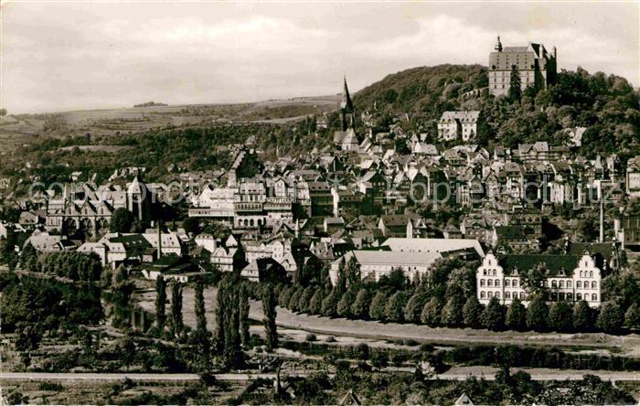 Marburg Lahn Panorama Universitaetsstadt Schloss