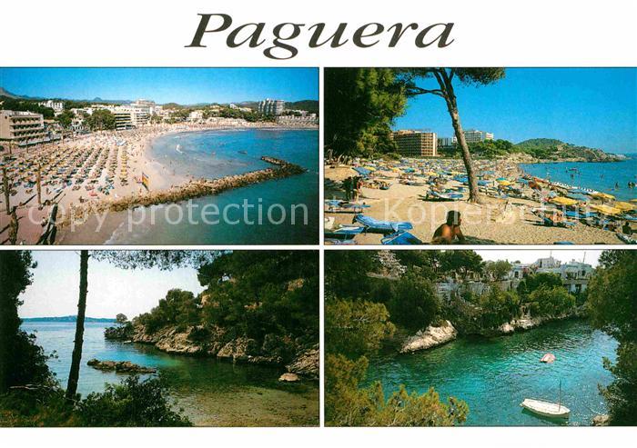 Paguera Mallorca Islas Baleares Panorama Kueste Bucht Strand