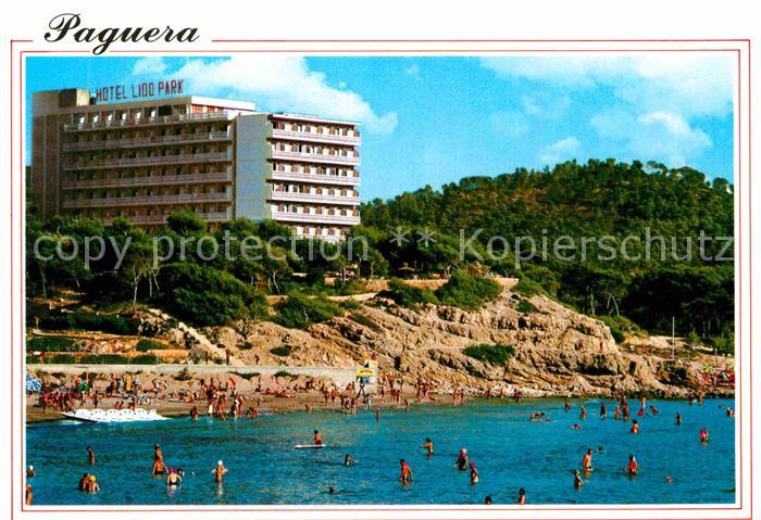 Paguera Mallorca Islas Baleares Hotel Lido Park Strand