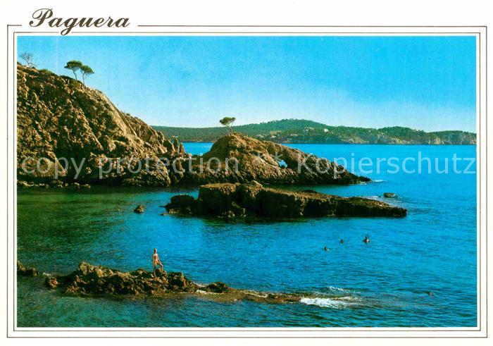 Paguera Mallorca Islas Baleares Detalle de su Costa Panorama Kueste