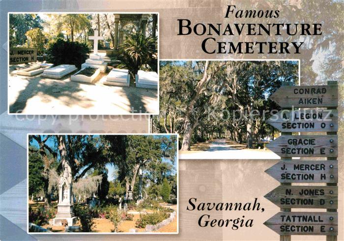 Savannah Georgia Bonaventure Cemetery