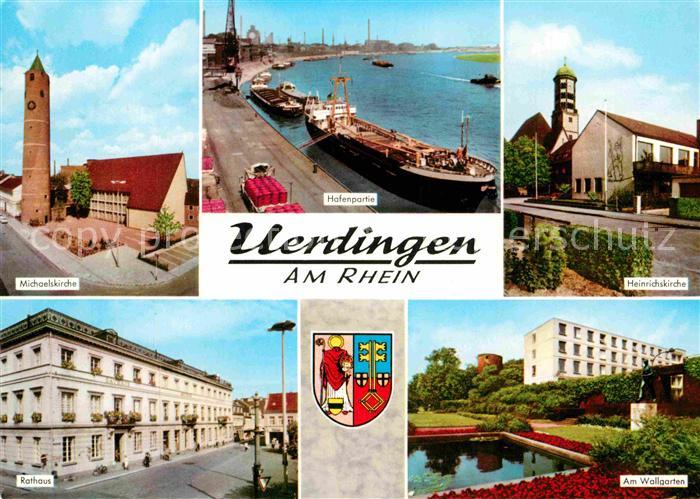 Uerdingen Michaeliskirche Rathaus Hafen Heinrichskirche Wallgarten