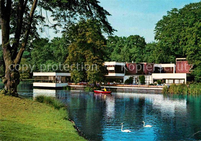 BREMEN  CITY Buergerpark Kaffeehaus am Emmassee