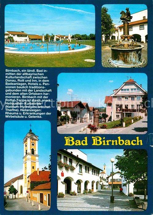 Bad Birnbach Thermalbad Brunnen Ortsmotive Kirche