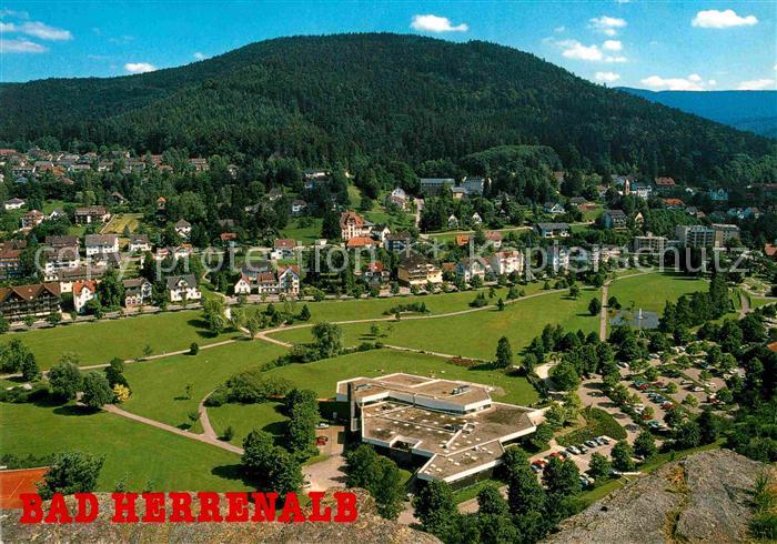 Bad Herrenalb Panorama Blick vom Falkenfelsen Kurort im Schwarzwald