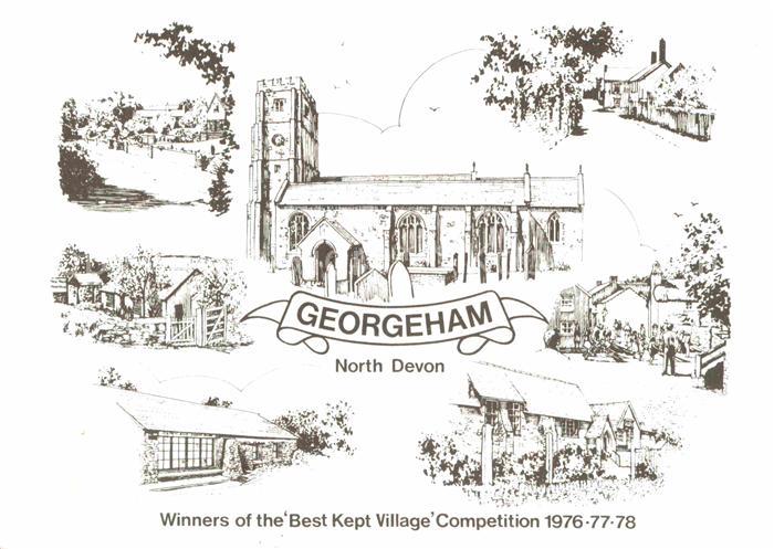 Georgeham Winners of the Best Kept Village Competition Kuenstlerkarte