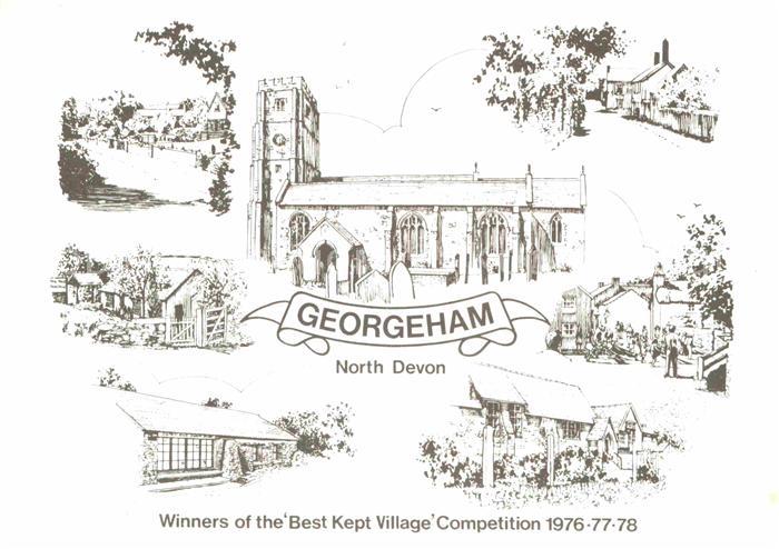 Georgeham Winners of the Best Kept Village Competition Kuenstlerkarte