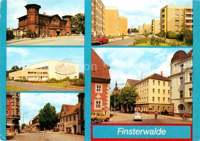 Finsterwalde Bahnhof Sporthalle Ernst Thaelmann Strasse Jahn Strasse HO Gaststae