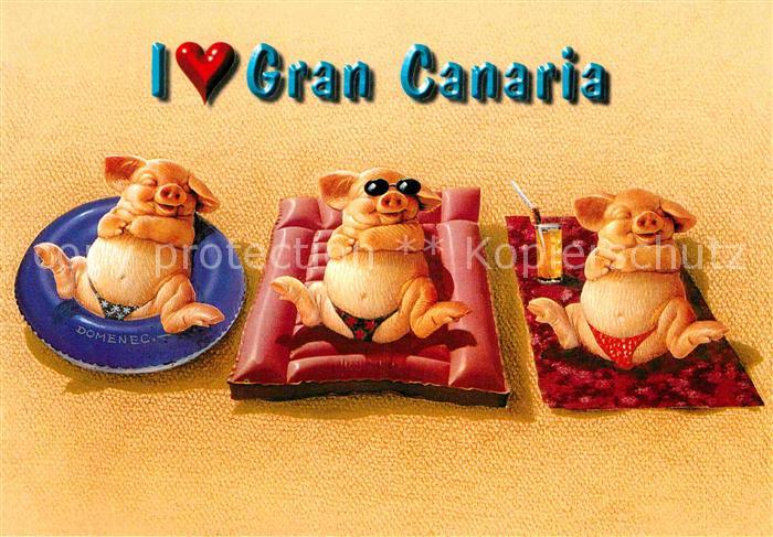 Gran Canaria I love Gran Canaria Gluecksschweinchen