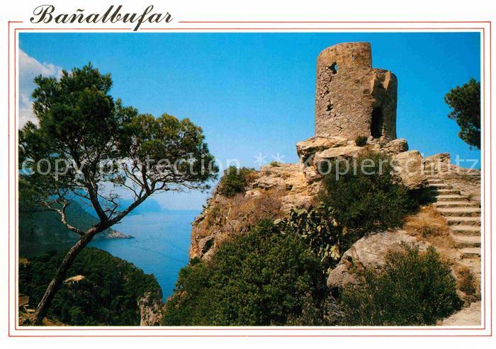 Banalbufar Atalaya de Ses Animes Burgruine Kueste
