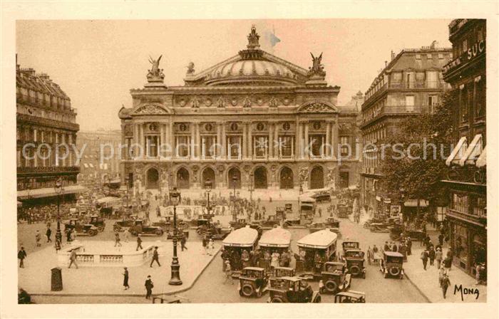 Paris Place de l'Opera Collection Les Petits Tableaux de Paris