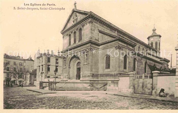 Paris Eglise Saint Jacques Saint Christophe C