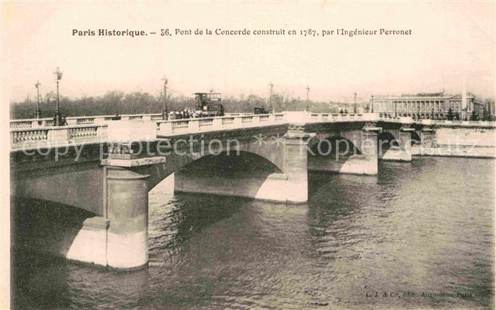 Paris Historique Pont de la Concorde