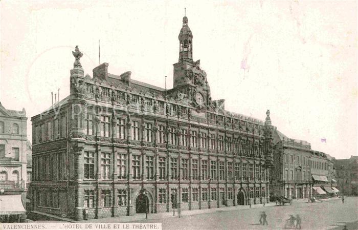 Valenciennes Hotel de Ville et le Theatre