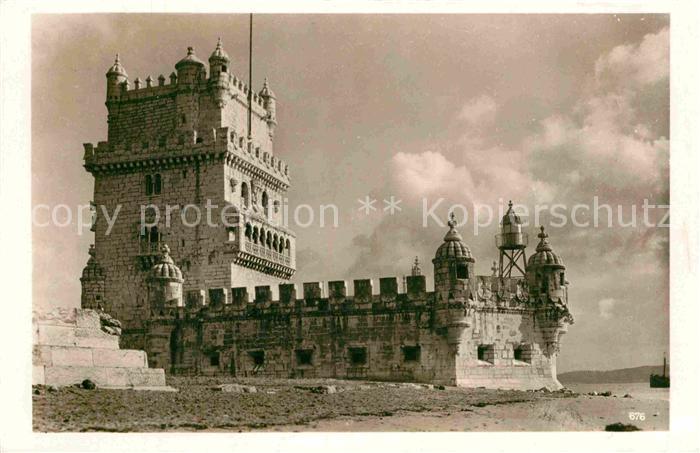 Lissabon Torre de Belem Wahrzeichen der Stadt