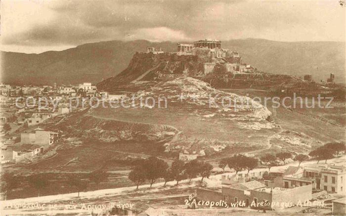Athens Athen Acropolis with Areopagus