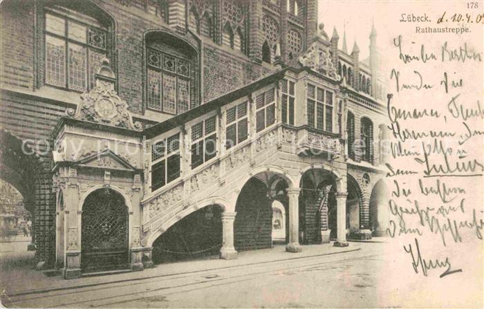 LueBECK  CITY Rathaustreppe