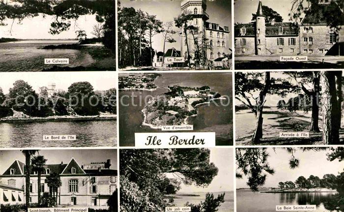 Ile Berder Le Calvaire Bord de l'Ile Saint Joseph